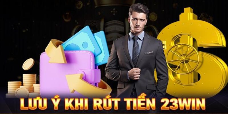 Chú ý quan trọng khi rút tiền 23WIN