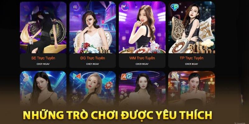 Những tựa game nổi bật có mặt tại sảnh casino tại 23Win